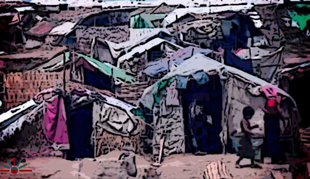 "rohingya makeshift camps" by AK Rockefeller is licensed under CC BY-SA 2.0.